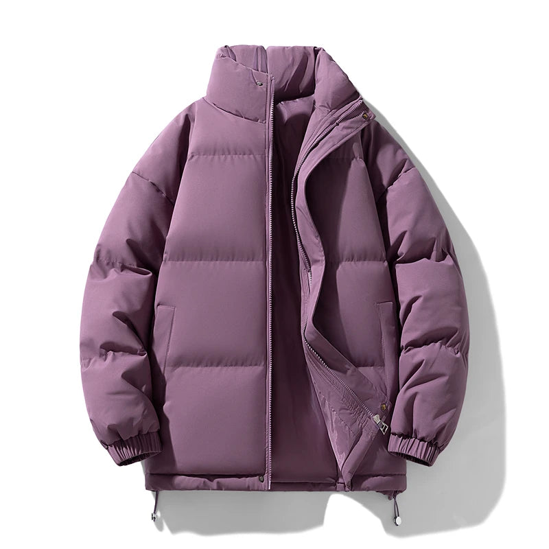 SHOPPLEX Unisex Thick Cotton Winter Jacket – Warm & Cozy Outdoor Coat