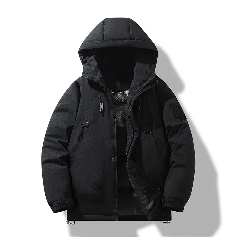 SHOPPLEX Men’s Windproof Warm Outdoor Padded Jacket