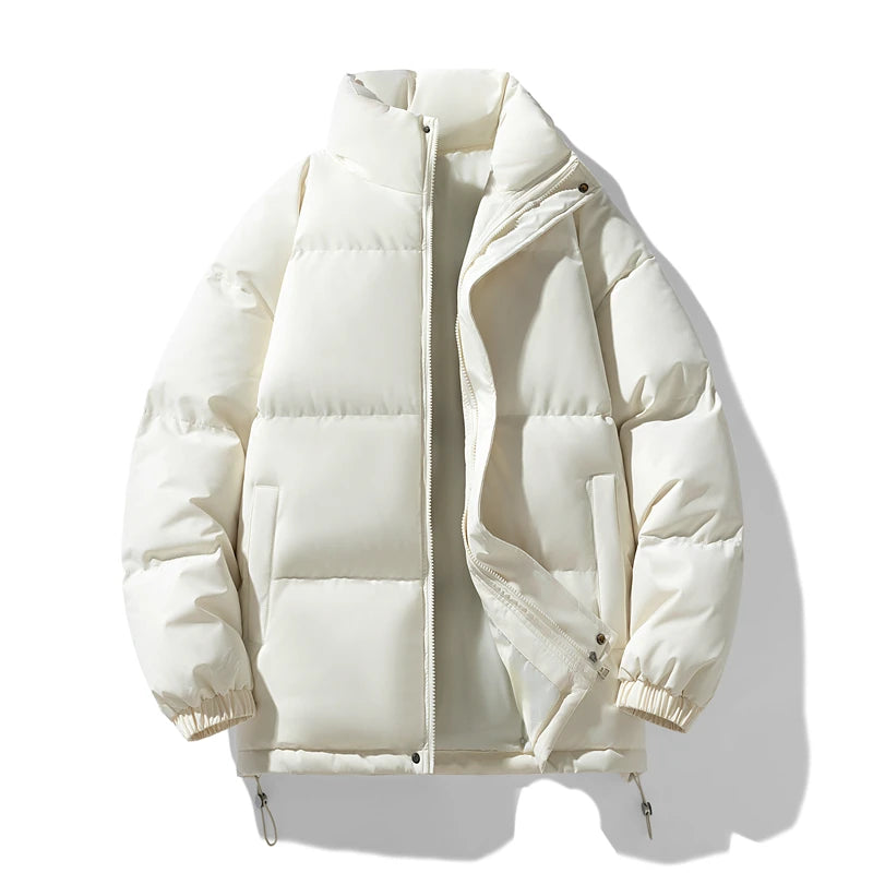 SHOPPLEX Unisex Thick Cotton Winter Jacket – Warm & Cozy Outdoor Coat