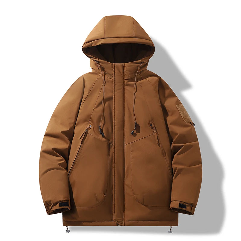 SHOPPLEX Men’s Windproof Warm Outdoor Padded Jacket