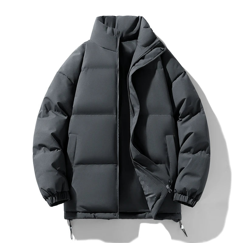 SHOPPLEX Unisex Thick Cotton Winter Jacket – Warm & Cozy Outdoor Coat