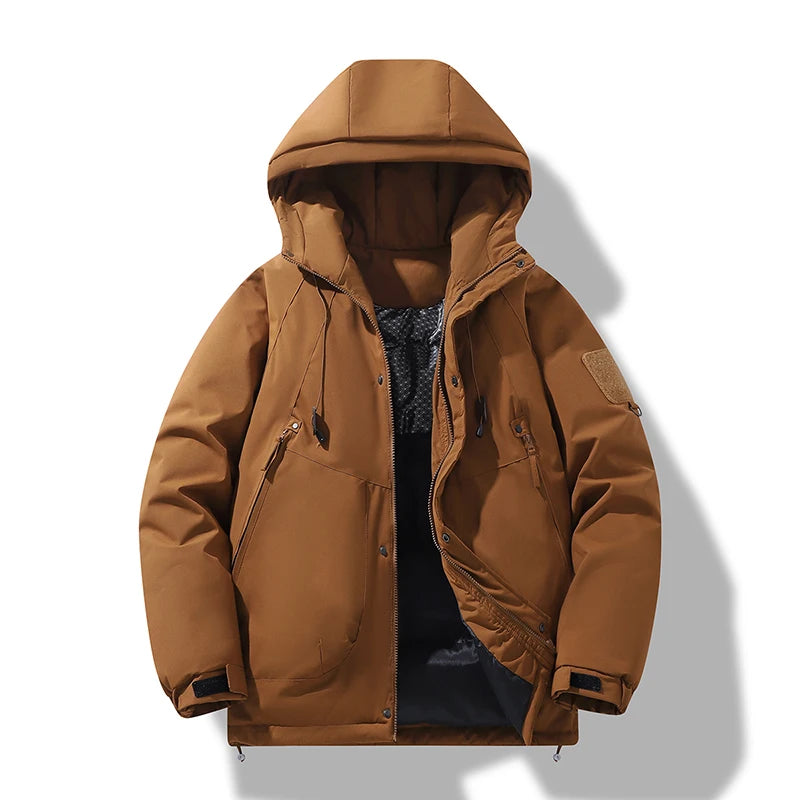 SHOPPLEX Men’s Windproof Warm Outdoor Padded Jacket